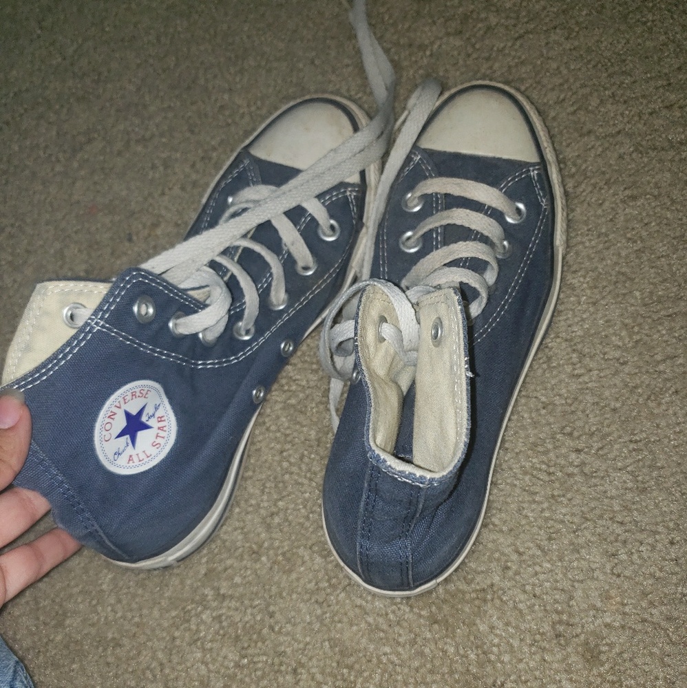 Navy Blue Converse